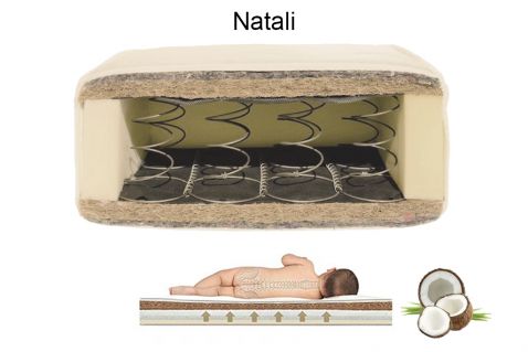 Matracis Natali ar Bonell atsperēm un kokosu