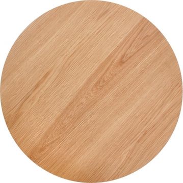 Журнальный столик AZZURA (НАТУРАЛЬНЫЙ/БЕЛЫЙ) D Ø 69 CM