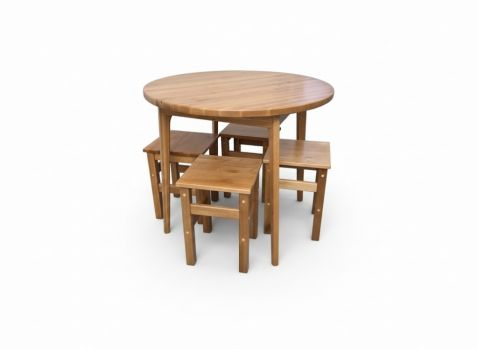 Ēdamgalds apaļš D90cm 