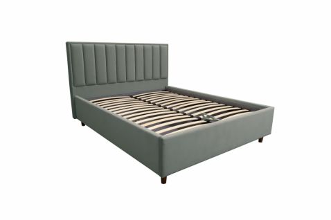 Gulta Alba pelēka ar veļas kasti