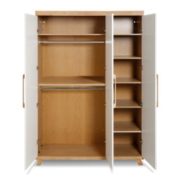 Skapis 3 durvju TALSI MDF, ozols, ozola lamināts ražots Latvijā