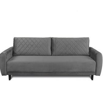 Izvelkama sofa Roma pelēka