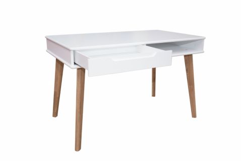 Rakstāmgalds Vivo new, MDF, masīvs ozols, ražots Latvijā, bērnu mēbeles