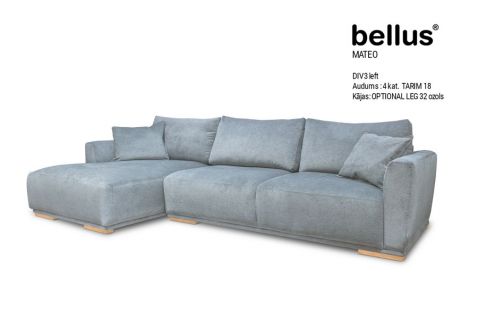 Stūra sofa MATEO Bellus