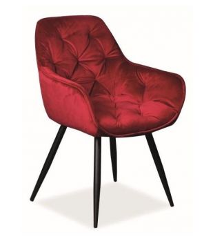 Krēsls CHERRY VELVET BORDO