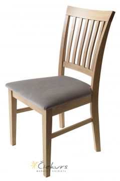 Krēsls Nautic ar polsterētu sēdīti, ozols