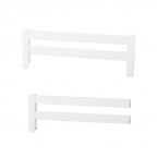 PREMIUM BĒRNU GULTAS APMALE GULTĀM AR GARUMU 160 cm - BALTA