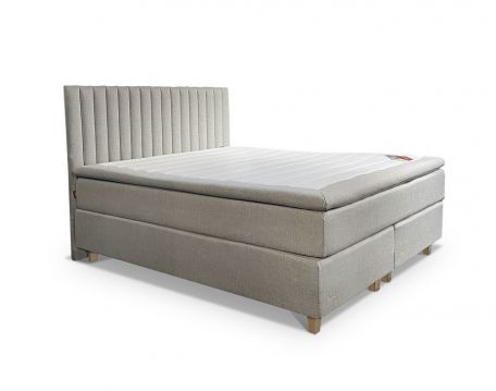 Continental tipa gulta Red 160x200 gaiši pelēka