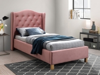 Gulta Astika velvet 90x200 rozā