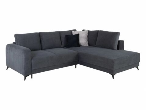 Stūra dīvāns Martinez tumši pelēks