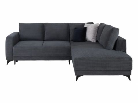 Stūra dīvāns Martinez tumši pelēks