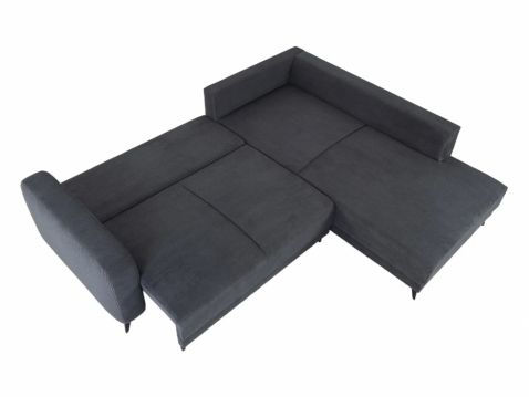 Stūra dīvāns Martinez tumši pelēks