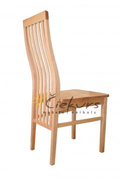 Koka krēsls Maranello izgatavots no bērza, ražots Latvijā