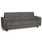 Izvelkama sofa Bolonia tumši pelēka
