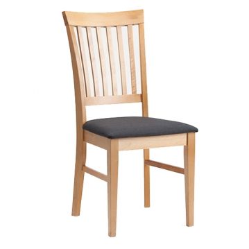 Krēsls Nautic ar polsterētu sēdīti (bērzs)
