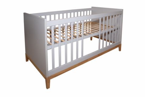 Zīdaiņu gultiņa Scandic Gray 70x140 cm