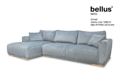 Stūra sofa MATEO Bellus