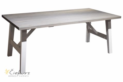 GALDS RUSTIK 190, priedes masīvkoks. 190x95 cm  Izgatavots Latvijā