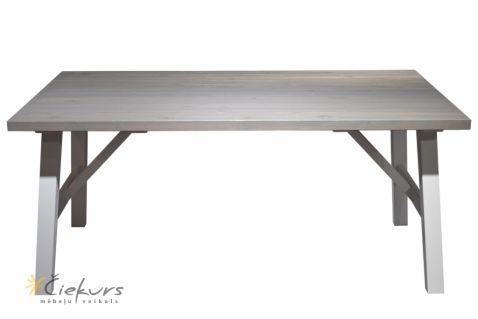 GALDS RUSTIK 190, priedes masīvkoks. 190x95 cm  Izgatavots Latvijā