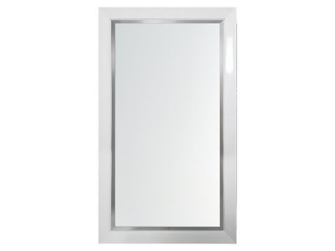 Spogulis  VENĒCIJA BALTS / SUDRABS. Izmērs: 65x115 cm Svars: 8 kg