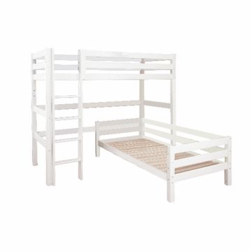  PRE A11-1, 2-stāvu stūra gulta (ar taisnām trepēm) 90x200