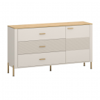 Kumode Ruben ar 1 durvīm un 3 atvilktnēm