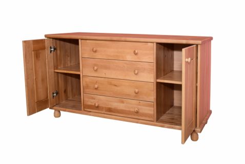 Garā kumode 4A2D, materiāls - melnalksnis, ražots Latvijā