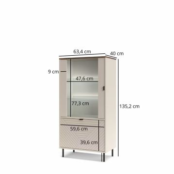 Vitrīna Evo zemā 1d1w