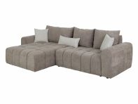 Stūra dīvāns Chill izvelkams gaiši brūns