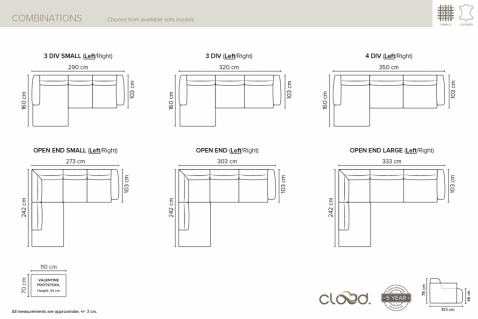 Sofa Valentine 3LC