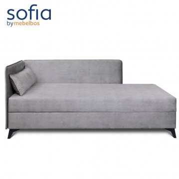 Tahta-gulta Rinn pelēka, ar veļas kasti