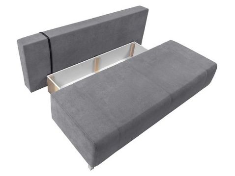 Izvelkams dīvāns KIRINA ar veļas kasti. Guļamās daļas izmērs: 133x193 cm