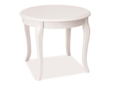 Žurnālgaldiņš Royal balts D Ø60 cm
