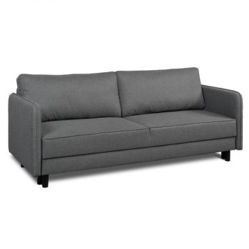 Izvelkama sofa Bruno tumši pelēka
