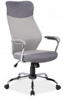 Biroja krēsls Q 319 pelēks/tumši pelēks