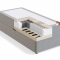 МАТРАС НА ДЕРЕВЯННОЙ ОСНОВЕ, КУШЕТКА STORAGE RED POCKET