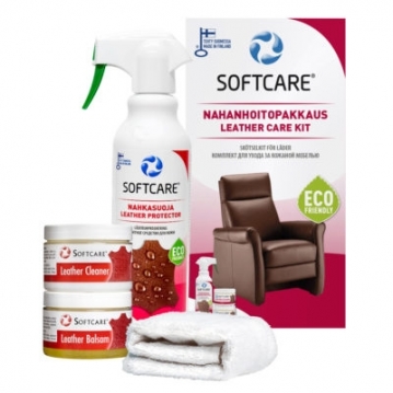 Softcare Leather Care Kit - ādas izstrādājumu kopšanas komplekts