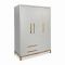 3 durvju skapis Scandic Gray