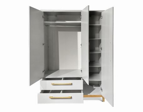 3 durvju skapis Scandic Gray