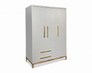 3 durvju skapis Scandic Gray