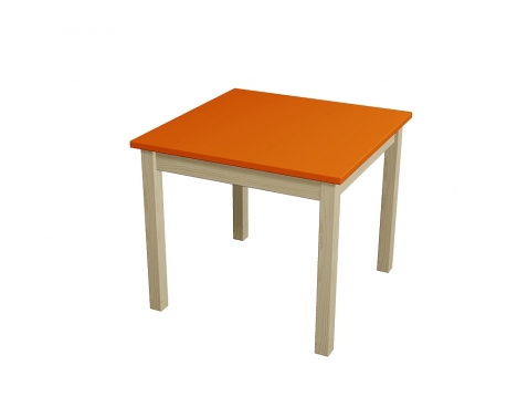 Bērnu galdiņš krāsains no priedes un mdf