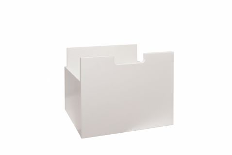 Lielā kaste Style priekš Style plaukta uzgatavota no MDF balti krāsota