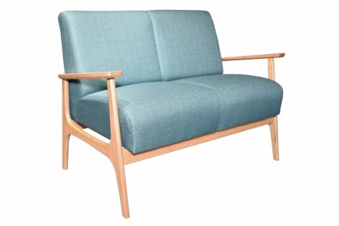 Krēsls Soho (2-vietīgs) izgatavots Latvijā, ozola rokubalsti, retro stils