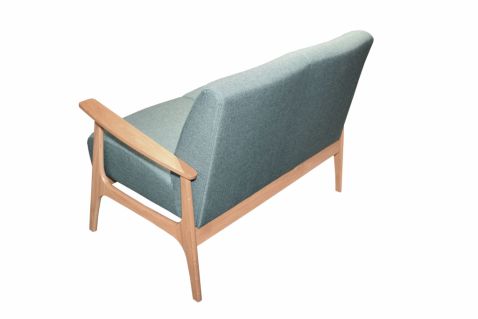 Krēsls Soho (2-vietīgs) izgatavots Latvijā, ozola rokubalsti, retro stils