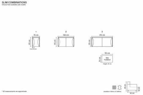 Sofa SLIM-2 Bellus