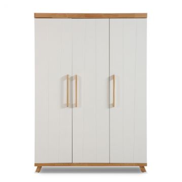 Skapis 3 durvju TALSI MDF, ozols, ozola lamināts ražots Latvijā