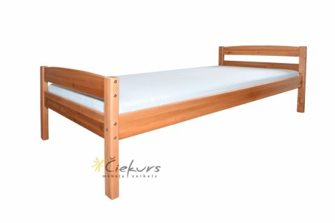 Pusaudžu gulta Lote izgatavota no melnalkšņa. Ražots Latvijā.Mēbeles 90x200