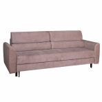Izvelkama sofa Bolonia krēma rozā