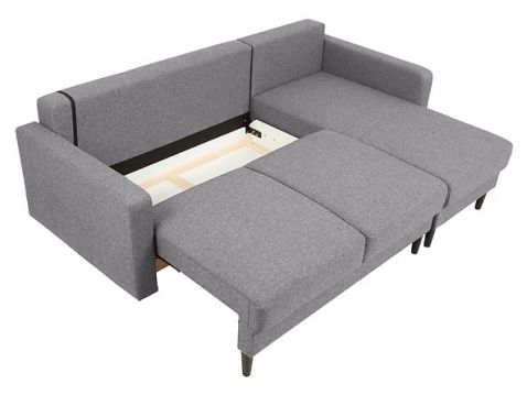 Izvelkams Stūra dīvāns Noret Lux 2DL ar veļas kasti