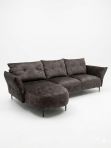 Sofa Calista 3 DIV Left antracīts